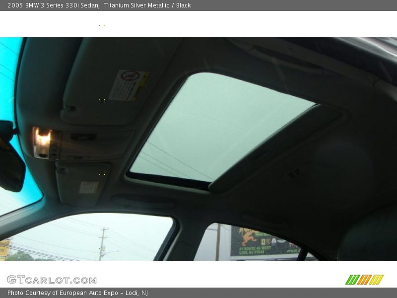 Titanium Silver Metallic / Black 2005 BMW 3 Series 330i Sedan