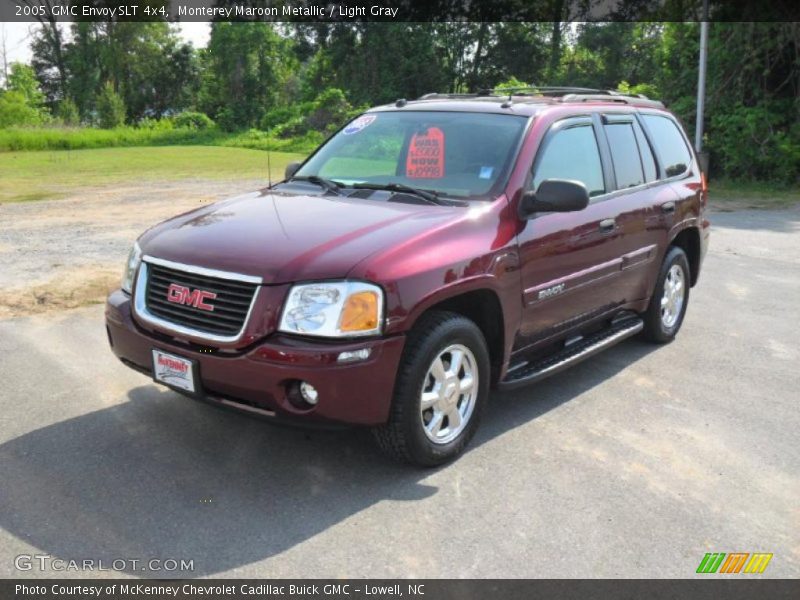Monterey Maroon Metallic / Light Gray 2005 GMC Envoy SLT 4x4