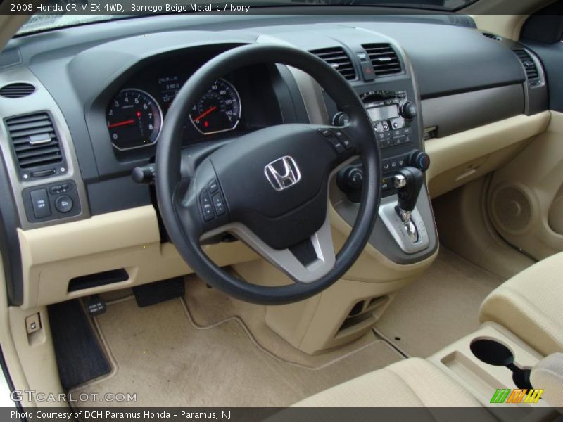 Borrego Beige Metallic / Ivory 2008 Honda CR-V EX 4WD