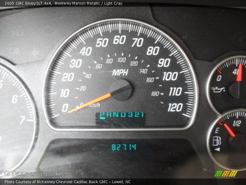 Monterey Maroon Metallic / Light Gray 2005 GMC Envoy SLT 4x4