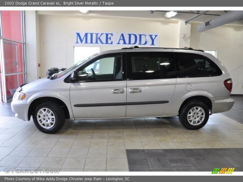 Bright Silver Metallic / Taupe 2003 Dodge Grand Caravan eL