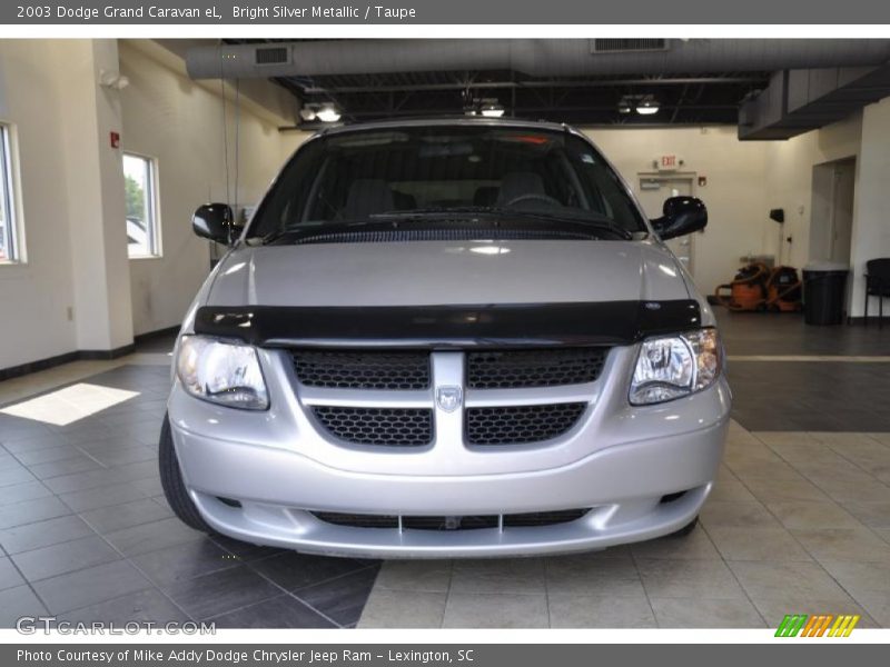 Bright Silver Metallic / Taupe 2003 Dodge Grand Caravan eL