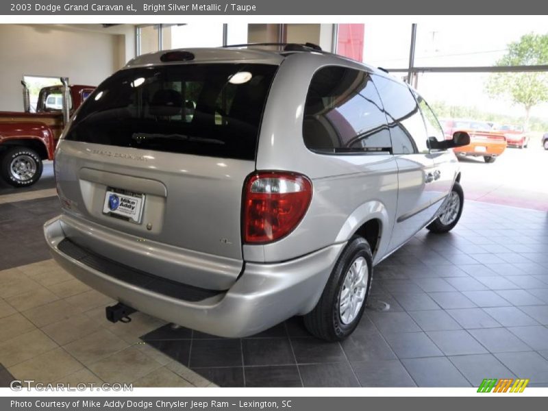 Bright Silver Metallic / Taupe 2003 Dodge Grand Caravan eL