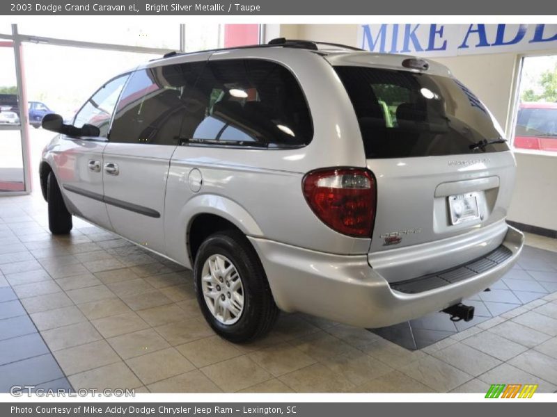 Bright Silver Metallic / Taupe 2003 Dodge Grand Caravan eL