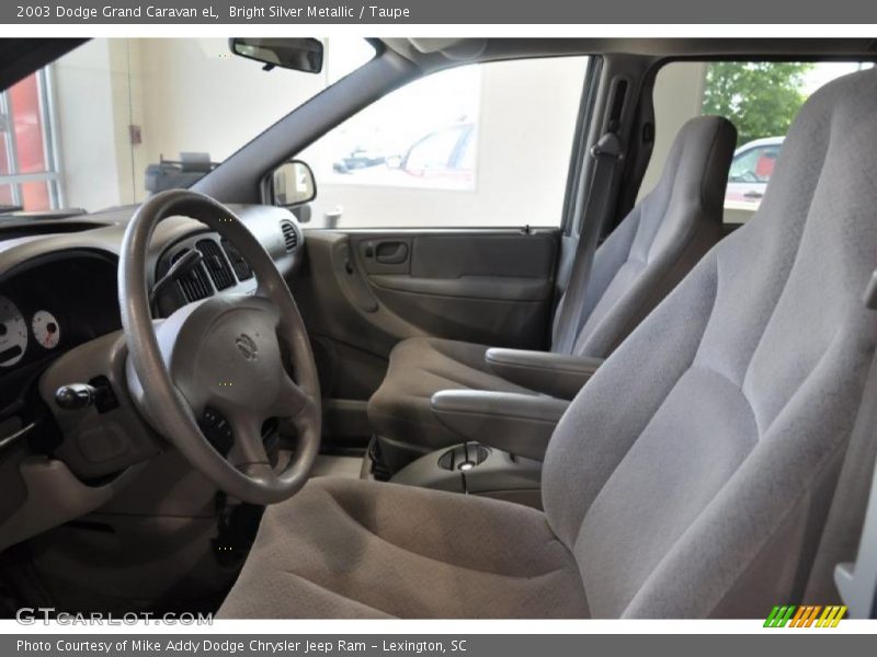 Bright Silver Metallic / Taupe 2003 Dodge Grand Caravan eL