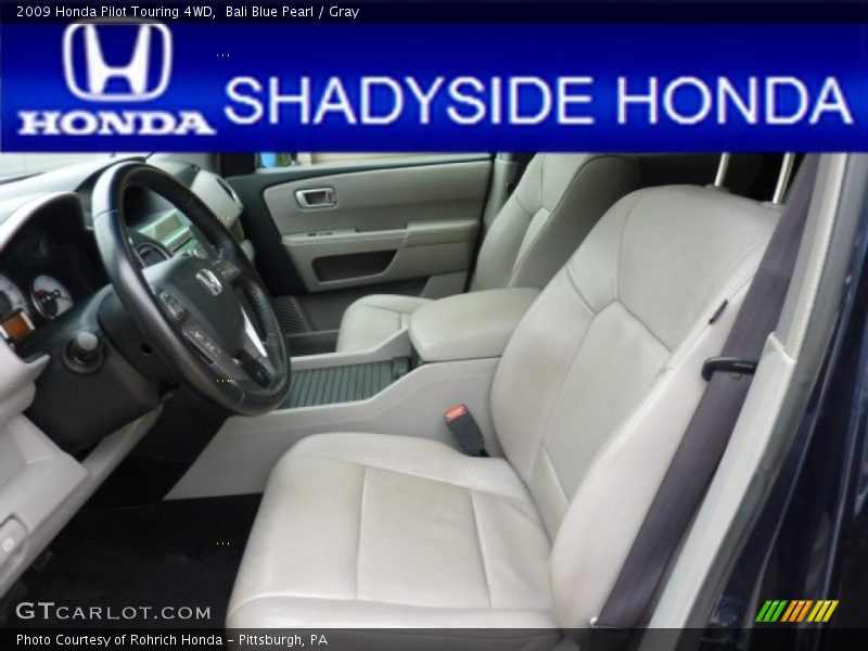 Bali Blue Pearl / Gray 2009 Honda Pilot Touring 4WD