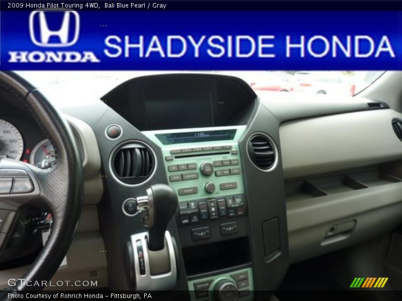 Bali Blue Pearl / Gray 2009 Honda Pilot Touring 4WD
