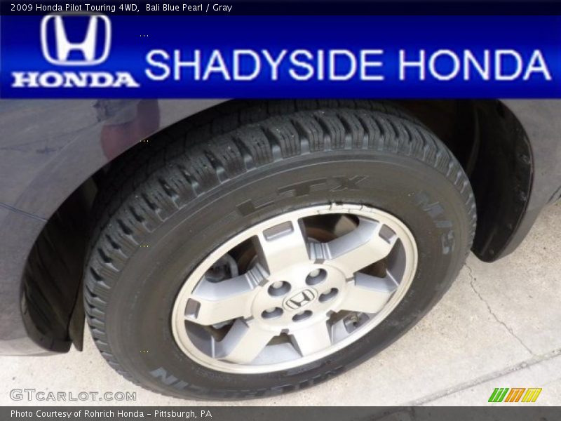 Bali Blue Pearl / Gray 2009 Honda Pilot Touring 4WD