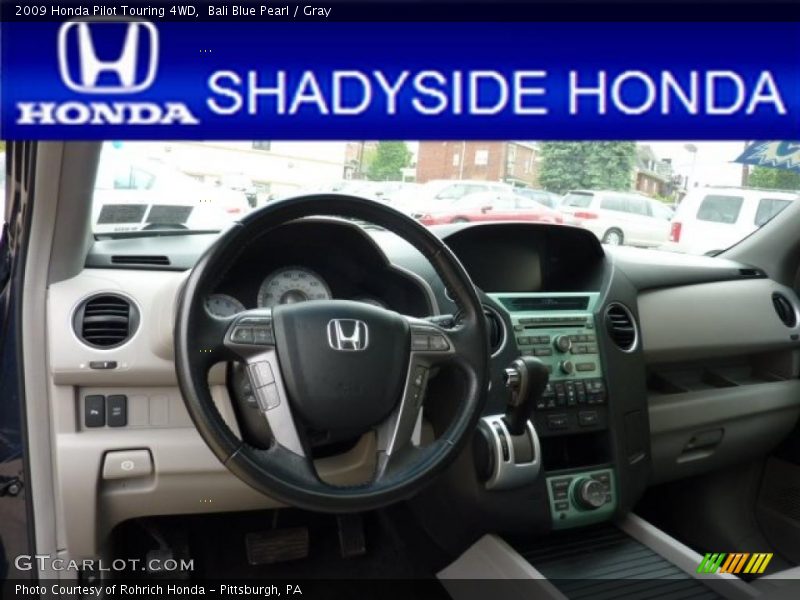 Bali Blue Pearl / Gray 2009 Honda Pilot Touring 4WD