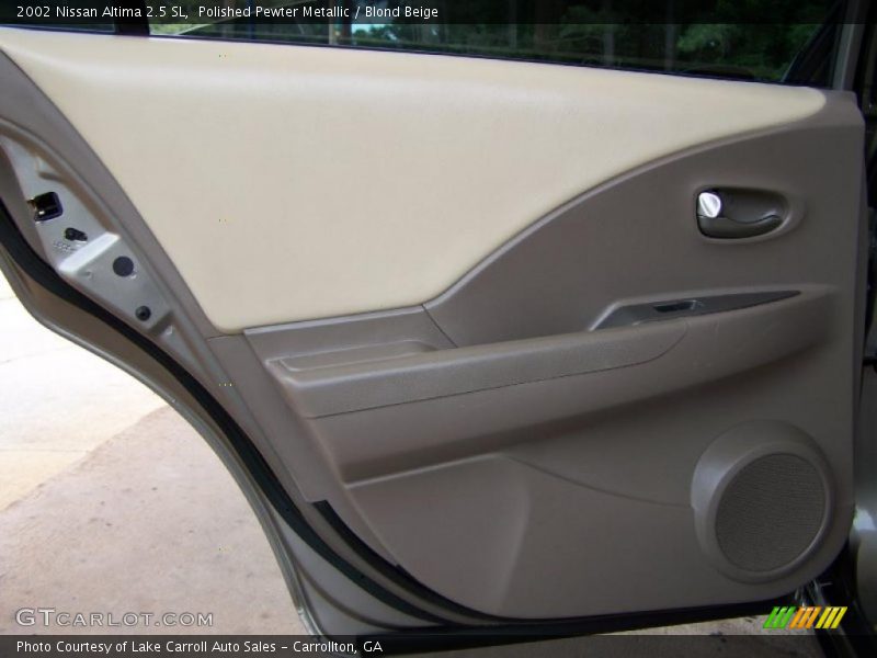 Polished Pewter Metallic / Blond Beige 2002 Nissan Altima 2.5 SL