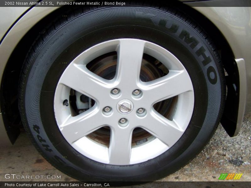 Polished Pewter Metallic / Blond Beige 2002 Nissan Altima 2.5 SL