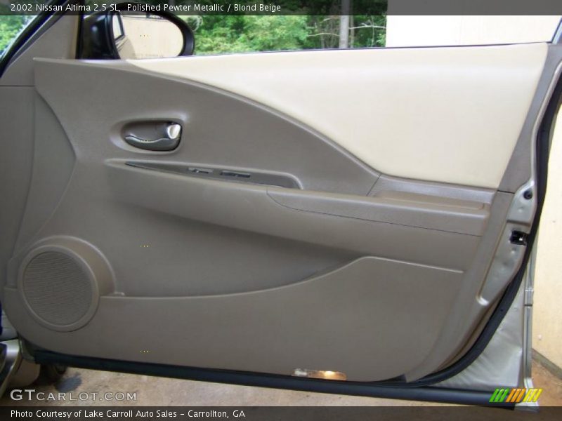 Polished Pewter Metallic / Blond Beige 2002 Nissan Altima 2.5 SL
