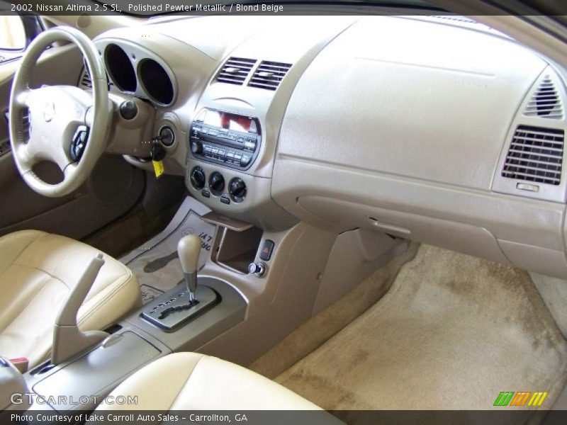 Polished Pewter Metallic / Blond Beige 2002 Nissan Altima 2.5 SL