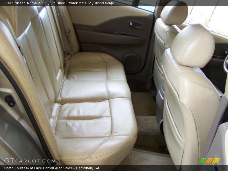 Polished Pewter Metallic / Blond Beige 2002 Nissan Altima 2.5 SL