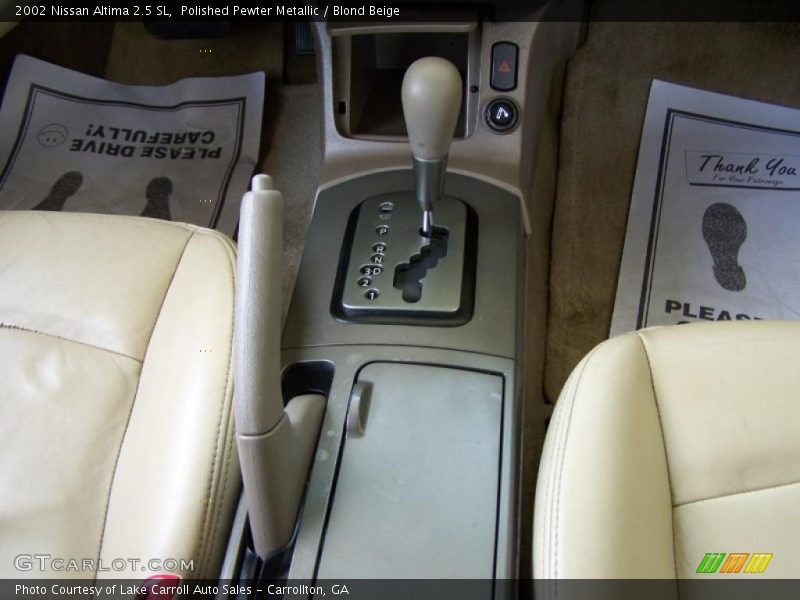 Polished Pewter Metallic / Blond Beige 2002 Nissan Altima 2.5 SL