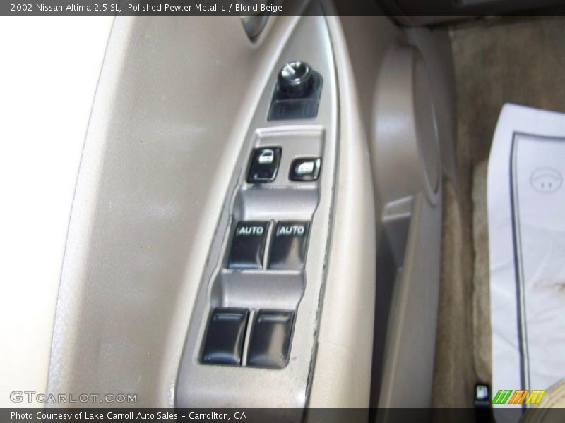 Polished Pewter Metallic / Blond Beige 2002 Nissan Altima 2.5 SL