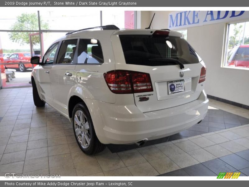 Stone White / Dark Slate Gray/Light Graystone 2009 Dodge Journey R/T