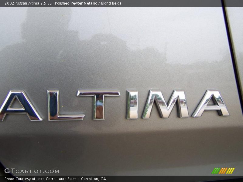 Polished Pewter Metallic / Blond Beige 2002 Nissan Altima 2.5 SL