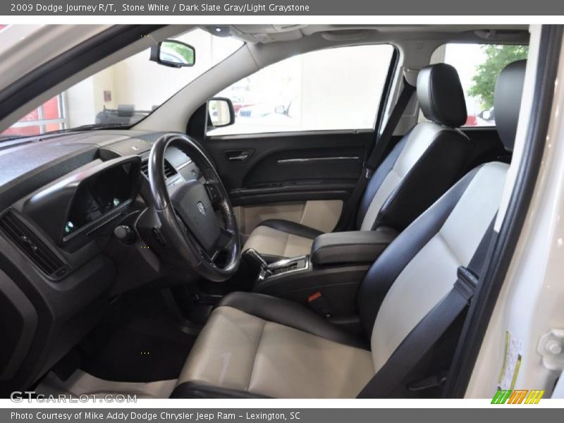 Stone White / Dark Slate Gray/Light Graystone 2009 Dodge Journey R/T