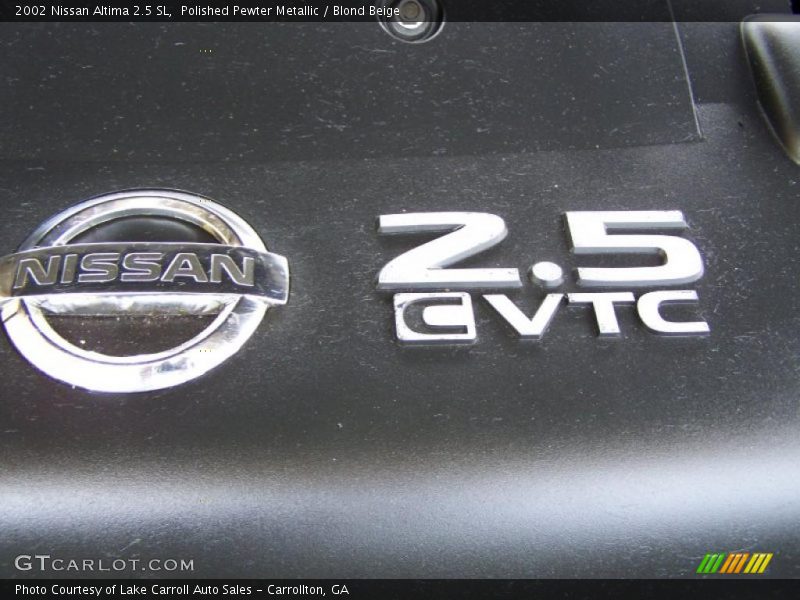 Polished Pewter Metallic / Blond Beige 2002 Nissan Altima 2.5 SL
