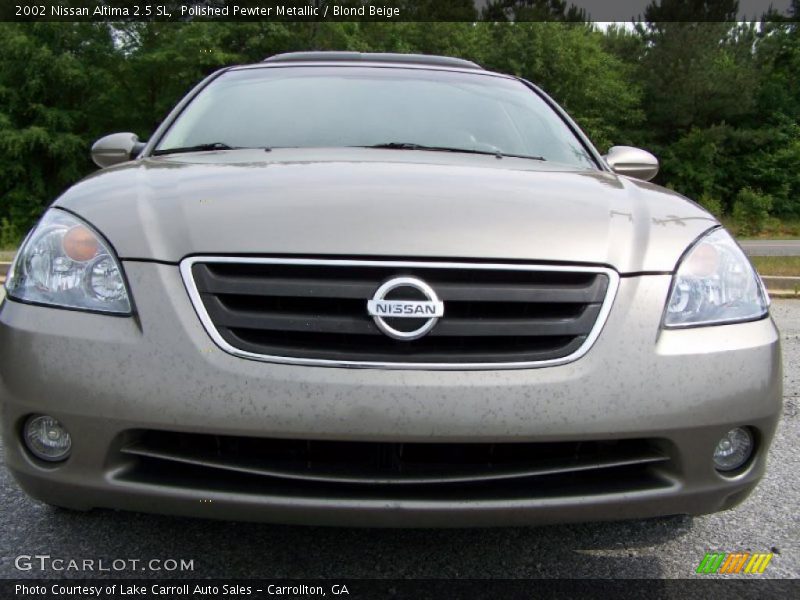 Polished Pewter Metallic / Blond Beige 2002 Nissan Altima 2.5 SL