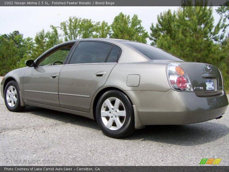 Polished Pewter Metallic / Blond Beige 2002 Nissan Altima 2.5 SL