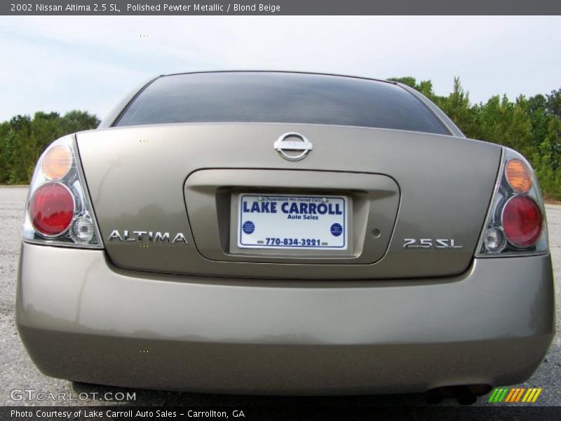Polished Pewter Metallic / Blond Beige 2002 Nissan Altima 2.5 SL