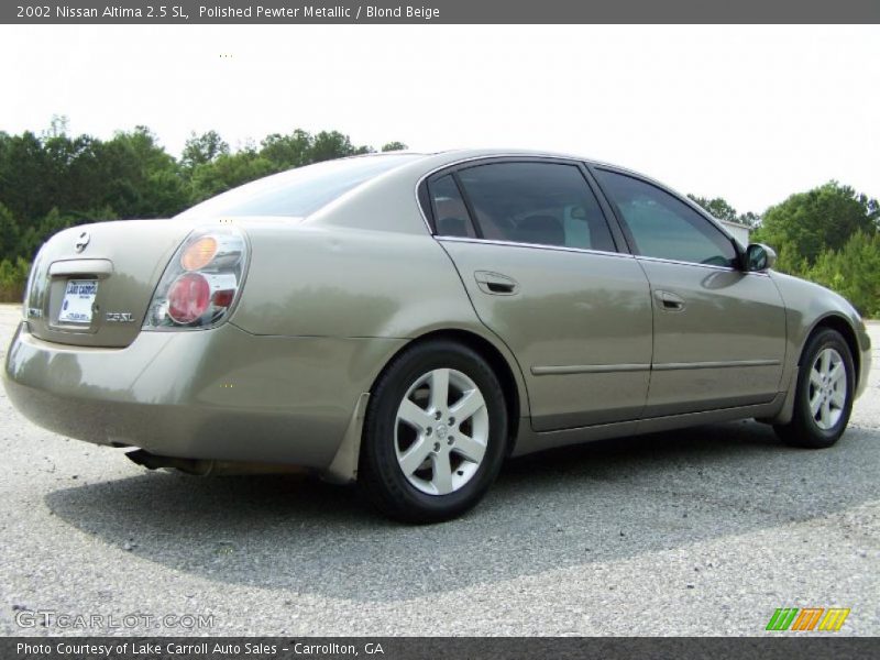 Polished Pewter Metallic / Blond Beige 2002 Nissan Altima 2.5 SL