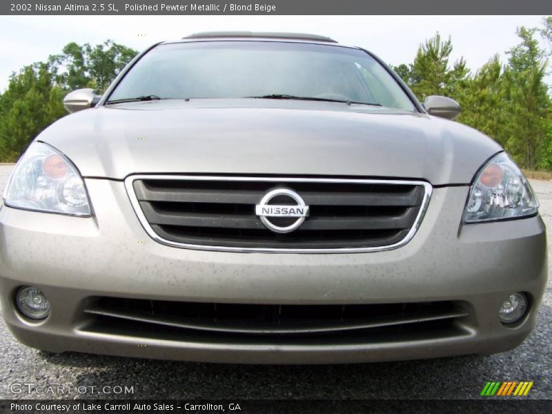 Polished Pewter Metallic / Blond Beige 2002 Nissan Altima 2.5 SL