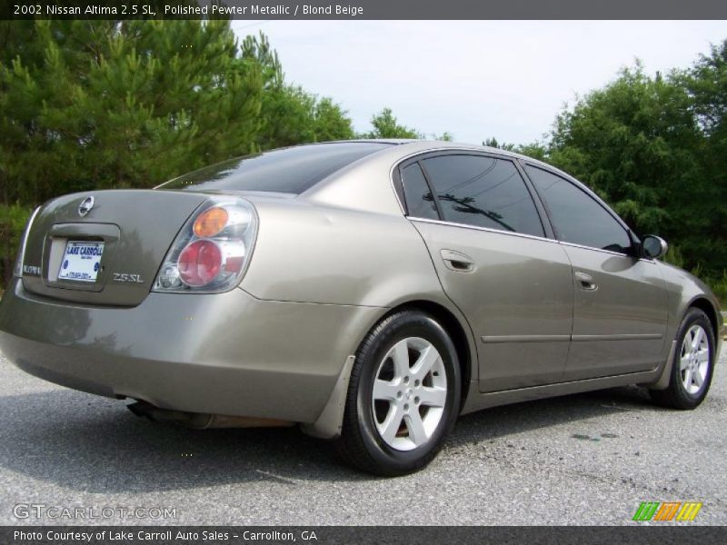 Polished Pewter Metallic / Blond Beige 2002 Nissan Altima 2.5 SL