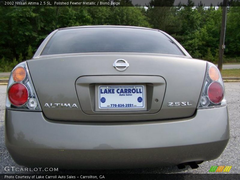 Polished Pewter Metallic / Blond Beige 2002 Nissan Altima 2.5 SL