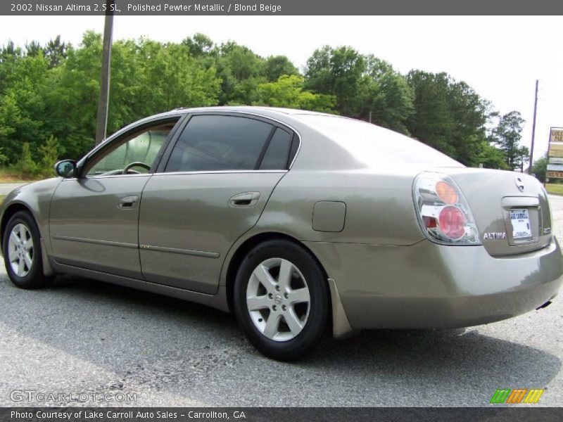 Polished Pewter Metallic / Blond Beige 2002 Nissan Altima 2.5 SL