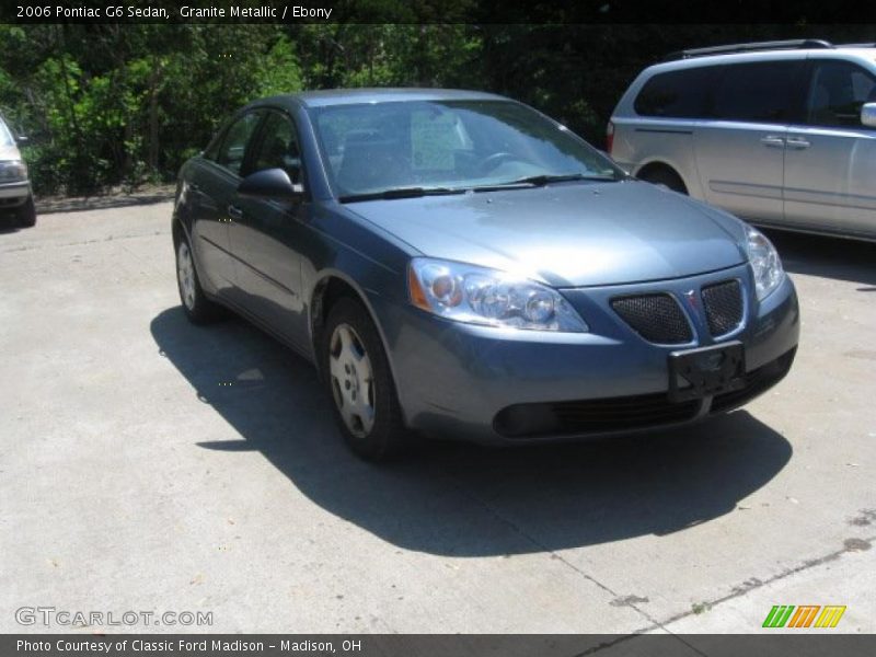 Granite Metallic / Ebony 2006 Pontiac G6 Sedan