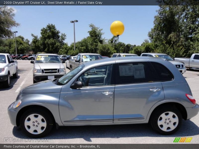 Steel Silver Metallic / Pastel Slate Gray 2009 Chrysler PT Cruiser LX