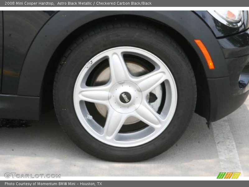 Astro Black Metallic / Checkered Carbon Black/Black 2008 Mini Cooper Hardtop