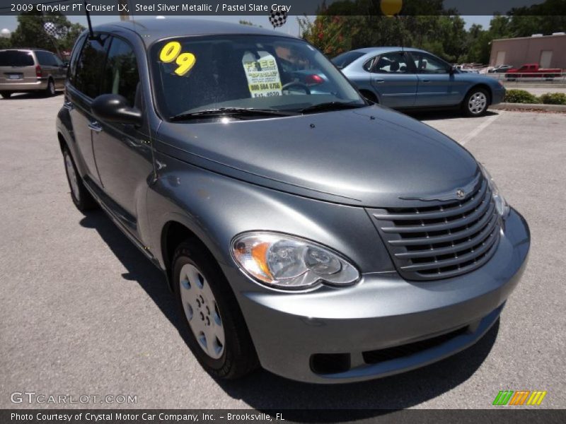 Steel Silver Metallic / Pastel Slate Gray 2009 Chrysler PT Cruiser LX