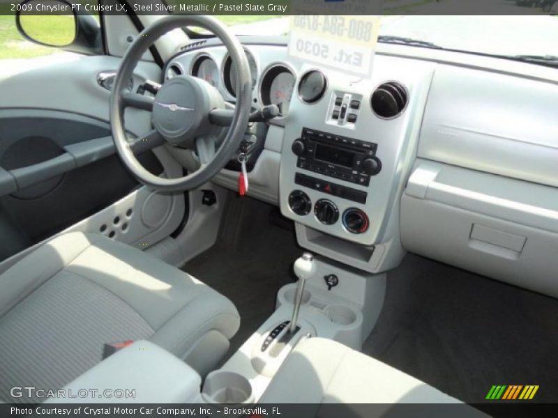 Steel Silver Metallic / Pastel Slate Gray 2009 Chrysler PT Cruiser LX