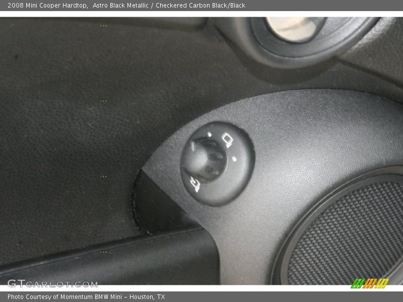 Astro Black Metallic / Checkered Carbon Black/Black 2008 Mini Cooper Hardtop