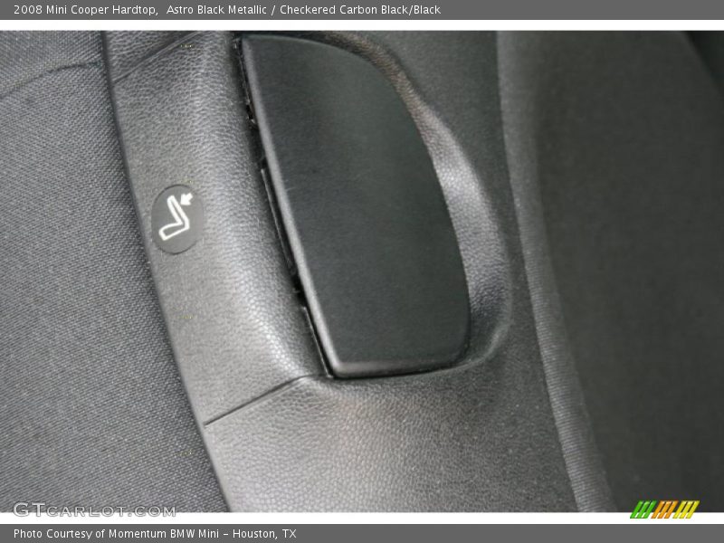 Astro Black Metallic / Checkered Carbon Black/Black 2008 Mini Cooper Hardtop