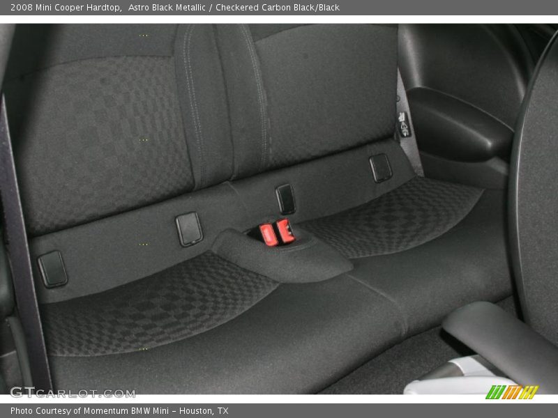 Astro Black Metallic / Checkered Carbon Black/Black 2008 Mini Cooper Hardtop