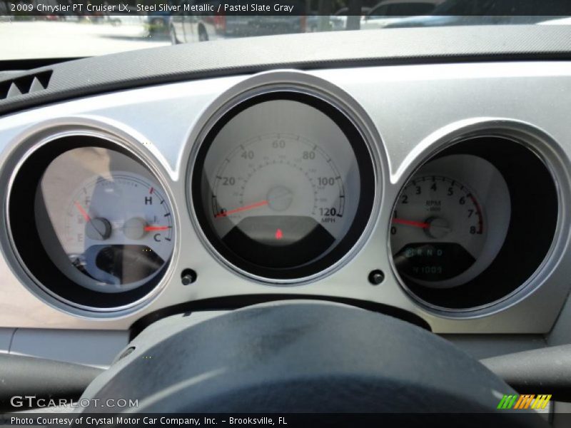 Steel Silver Metallic / Pastel Slate Gray 2009 Chrysler PT Cruiser LX