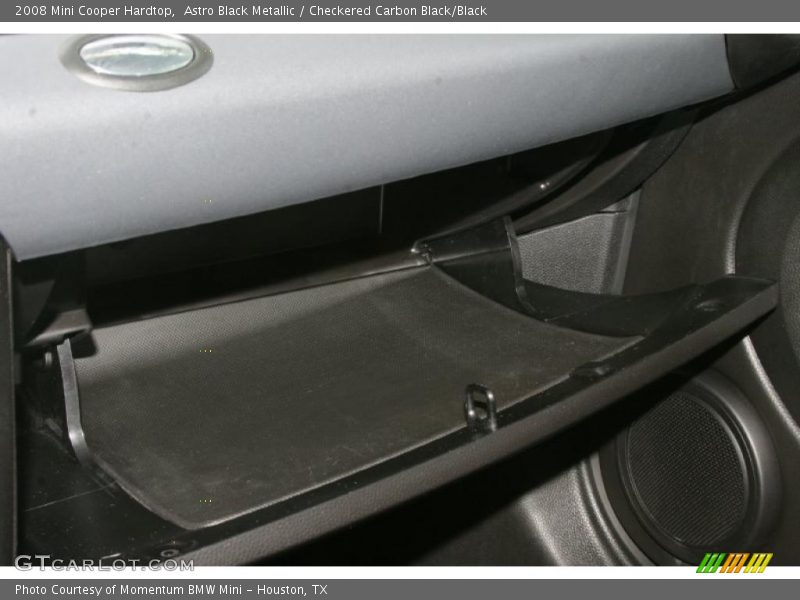 Astro Black Metallic / Checkered Carbon Black/Black 2008 Mini Cooper Hardtop