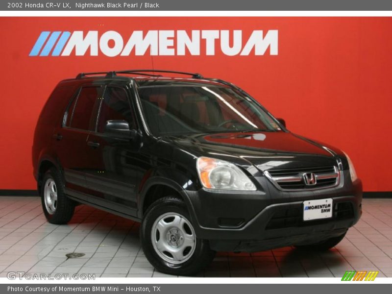 Nighthawk Black Pearl / Black 2002 Honda CR-V LX