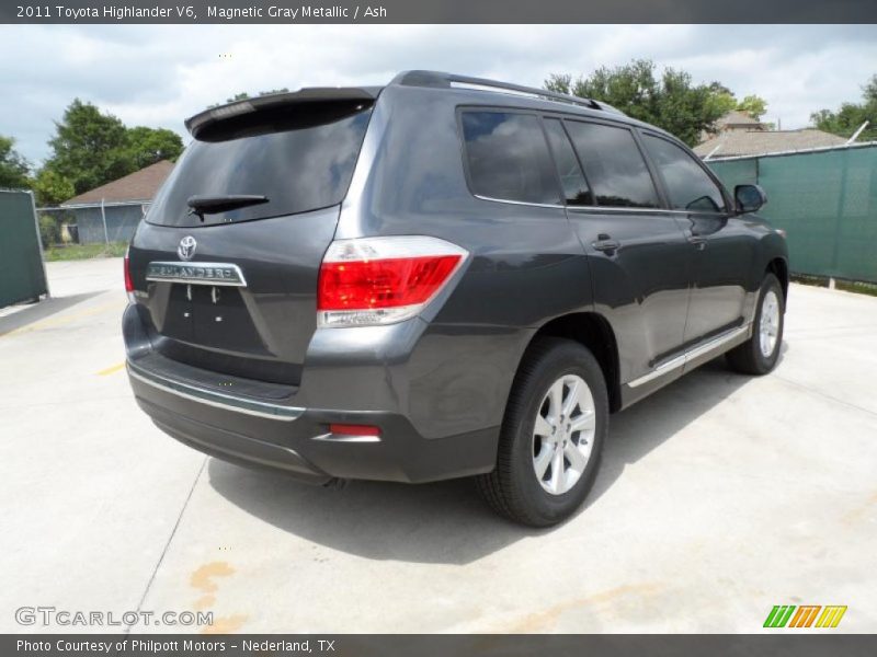 Magnetic Gray Metallic / Ash 2011 Toyota Highlander V6