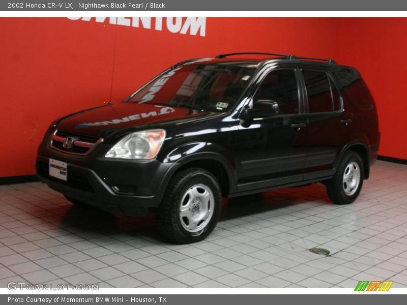 Nighthawk Black Pearl / Black 2002 Honda CR-V LX
