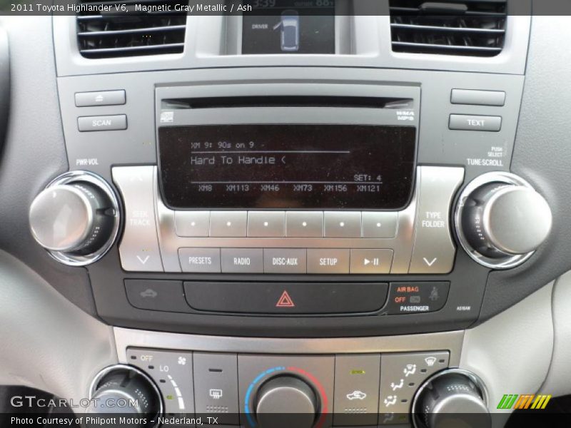 Magnetic Gray Metallic / Ash 2011 Toyota Highlander V6