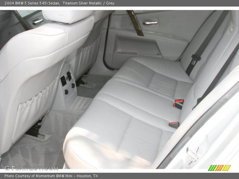Titanium Silver Metallic / Grey 2004 BMW 5 Series 545i Sedan