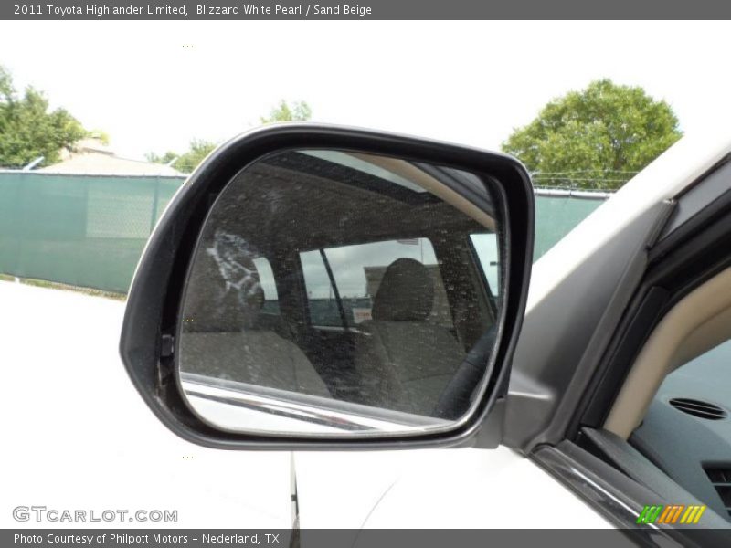 Blizzard White Pearl / Sand Beige 2011 Toyota Highlander Limited