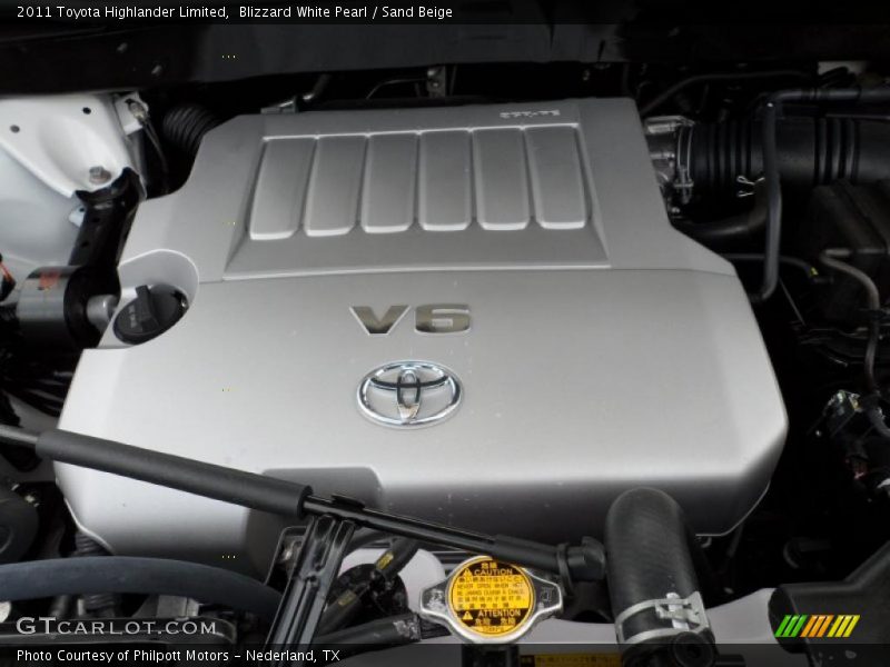 Blizzard White Pearl / Sand Beige 2011 Toyota Highlander Limited