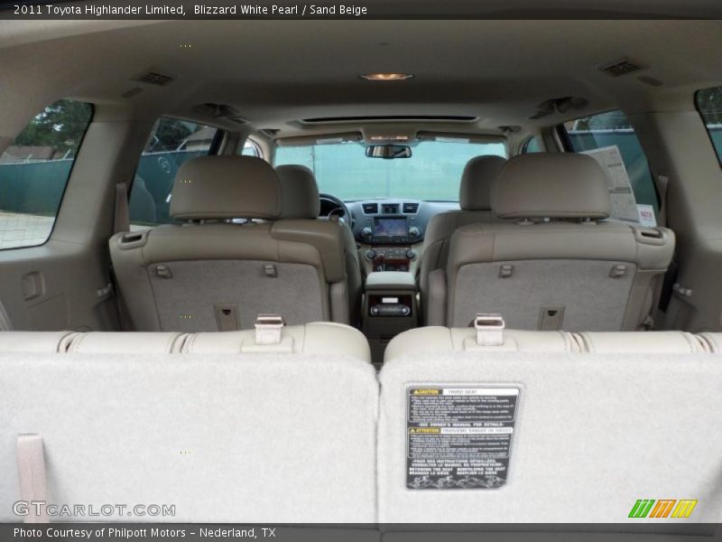 Blizzard White Pearl / Sand Beige 2011 Toyota Highlander Limited